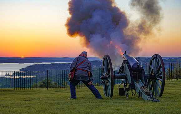 Big Cedar Cannon Fire
