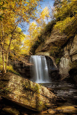 KLW_3741 Looking Glass Falls Autumn