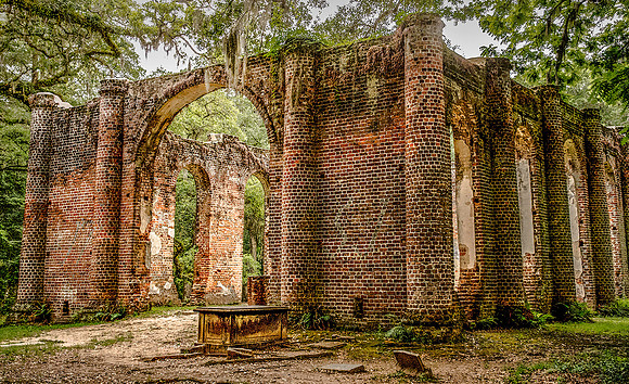 Old Sheldon Church Ruins