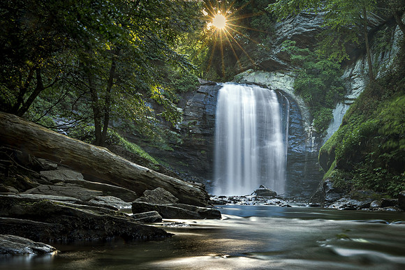 4_JDHannis_Sunrise at Looking Glass Falls_A
